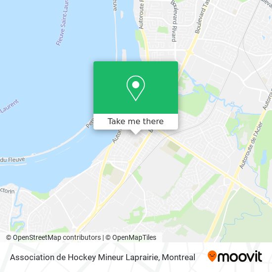 Association de Hockey Mineur Laprairie map