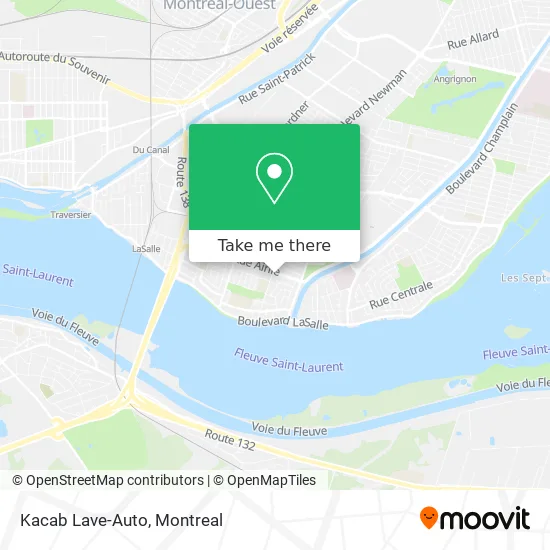 Kacab Lave-Auto map