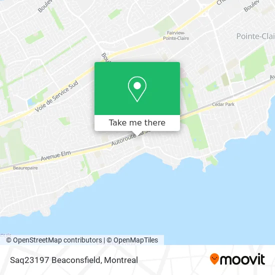 Saq23197 Beaconsfield map