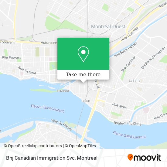 Bnj Canadian Immigration Svc map