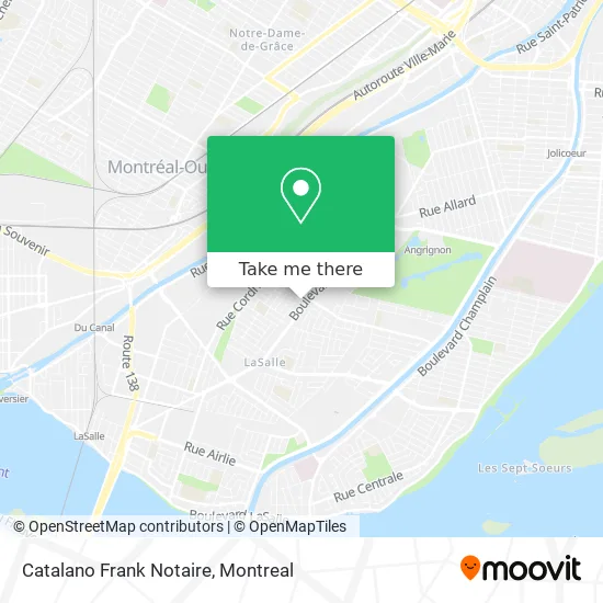 Catalano Frank Notaire map