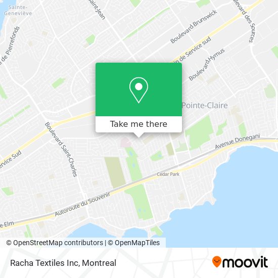 Racha Textiles Inc map