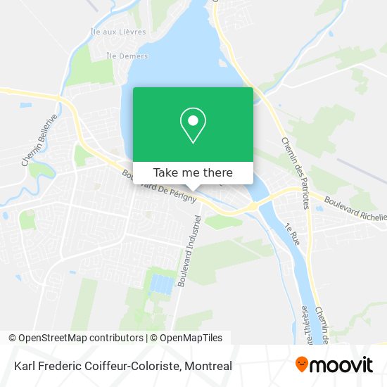 Karl Frederic Coiffeur-Coloriste map