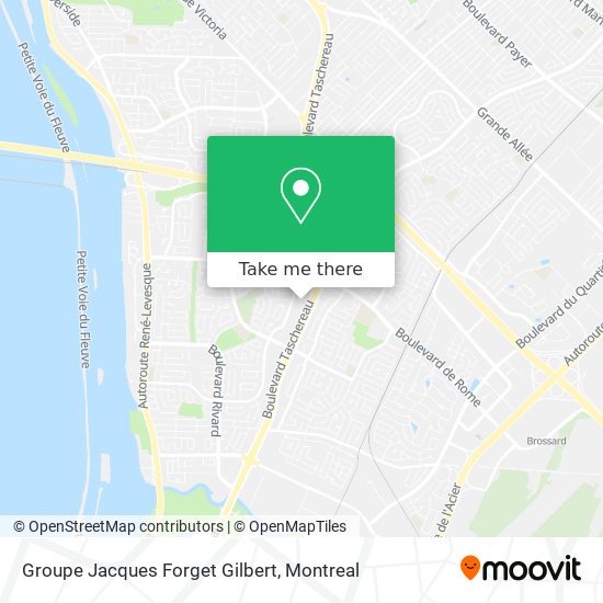 Groupe Jacques Forget Gilbert map