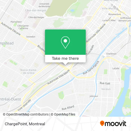 ChargePoint map