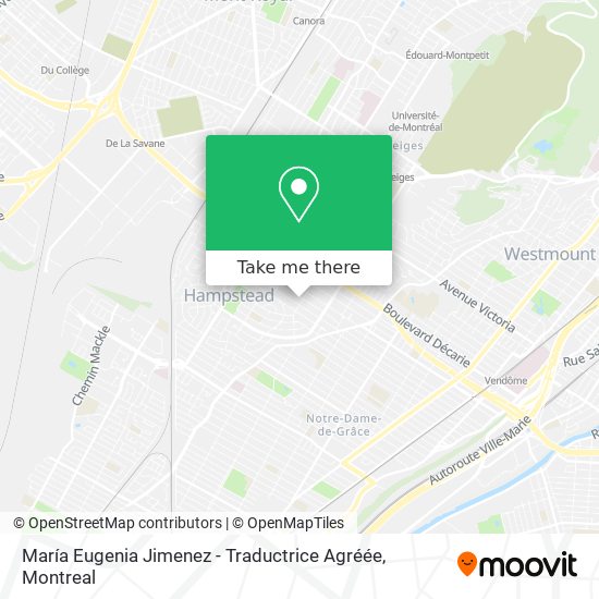 María Eugenia Jimenez - Traductrice Agréée map