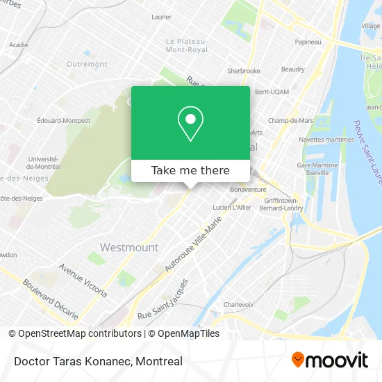 Doctor Taras Konanec map