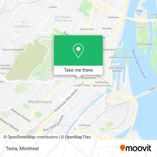 Tesla map