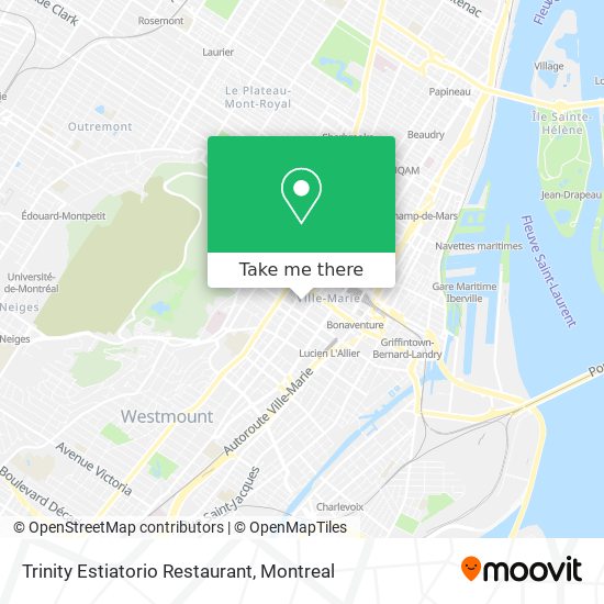 Trinity Estiatorio Restaurant map