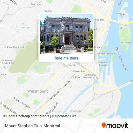 Mount Stephen Club map