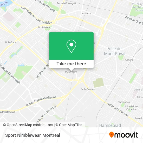 Sport Nimblewear map