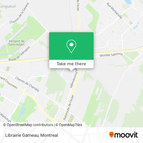 Librairie Garneau map