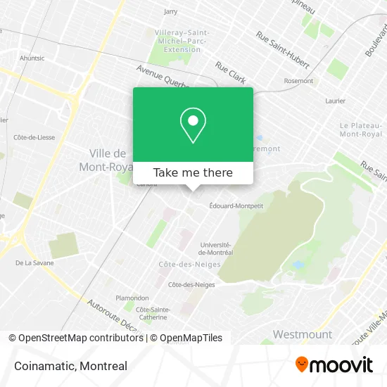 Coinamatic map