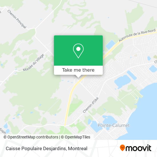 Caisse Populaire Desjardins map