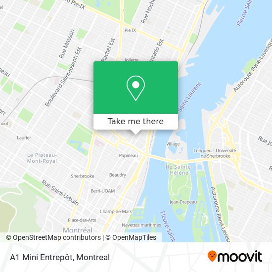 A1 Mini Entrepôt map