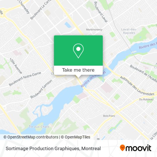 Sortimage Production Graphiques map