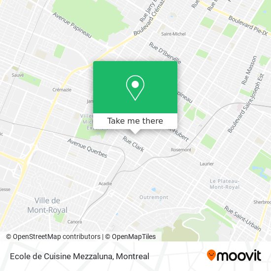 Ecole de Cuisine Mezzaluna map