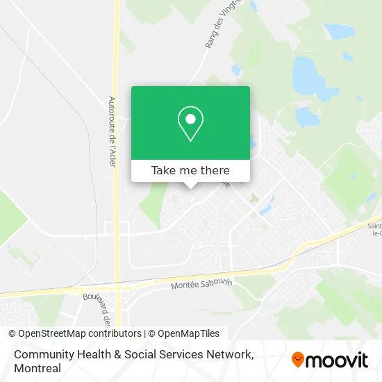 Community Health & Social Services Network map