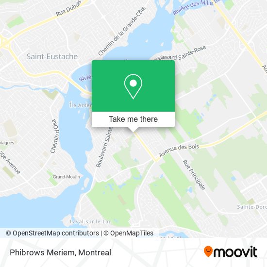 Phibrows Meriem map