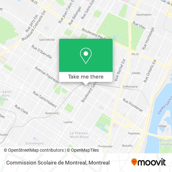 Commission Scolaire de Montreal map