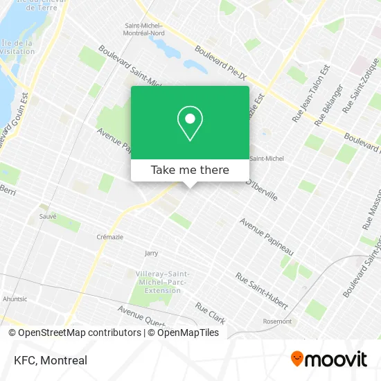 KFC map