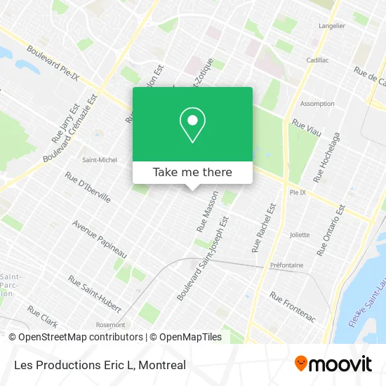 Les Productions Eric L map