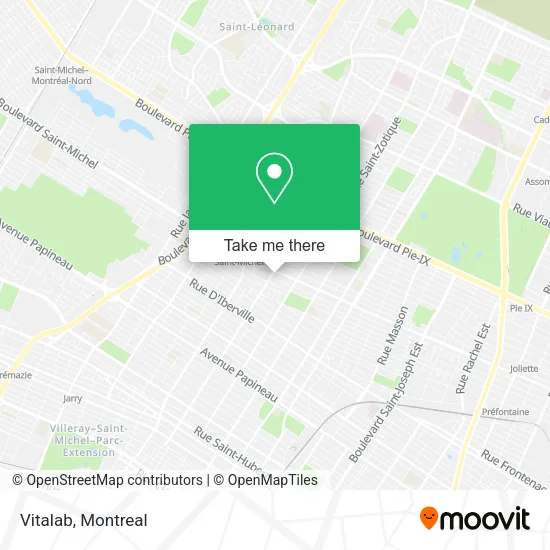 Vitalab map