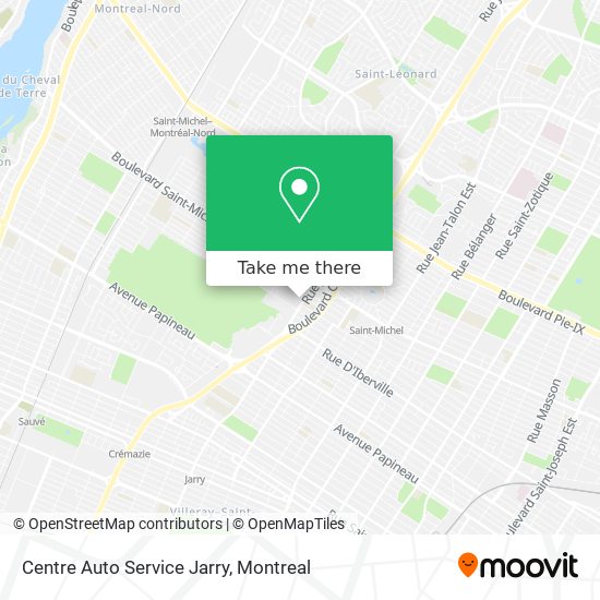 Centre Auto Service Jarry map