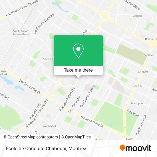 École de Conduite Chabouni map