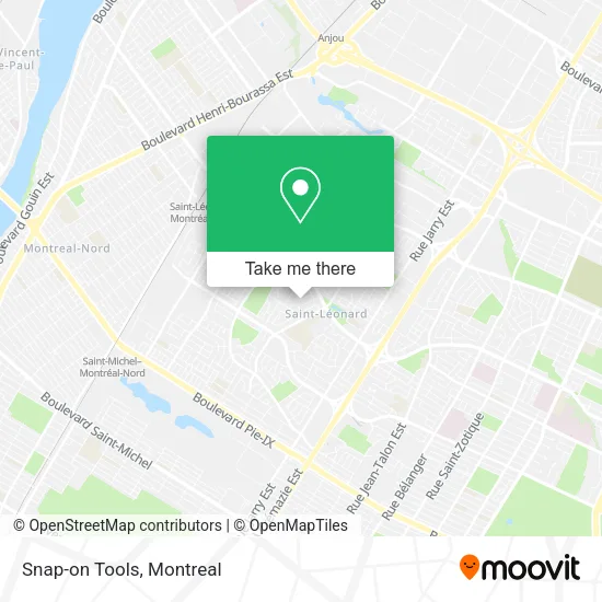 Snap-on Tools map