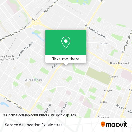 Service de Location Ex map