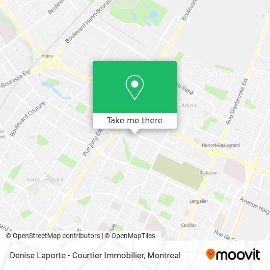 Denise Laporte - Courtier Immobilier map