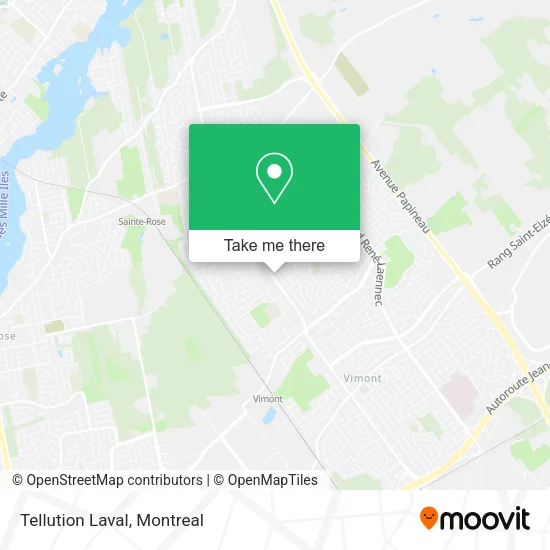 Tellution Laval map
