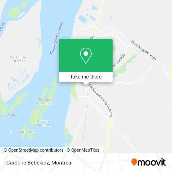 Garderie Bebekidz map