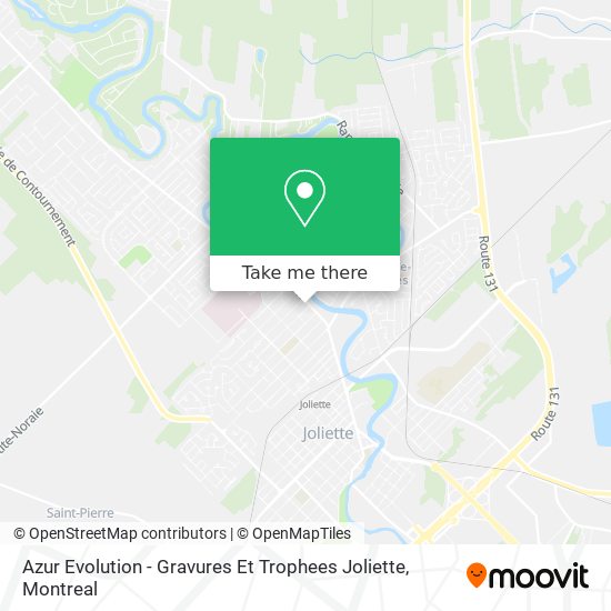 Azur Evolution - Gravures Et Trophees Joliette map