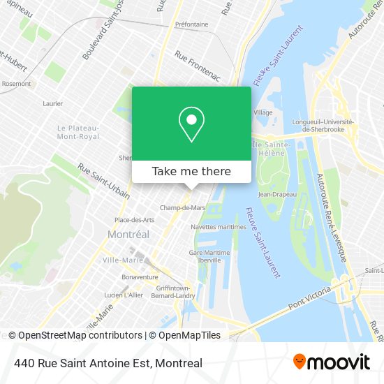 440 Rue Saint Antoine Est map