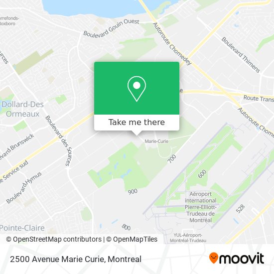 2500 Avenue Marie Curie map
