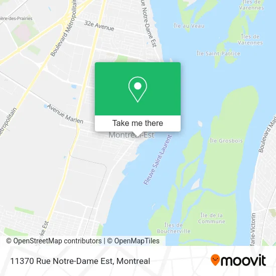 11370 Rue Notre-Dame Est map