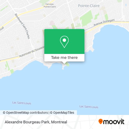 Alexandre Bourgeau Park map
