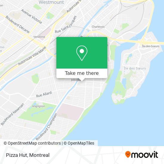 Pizza Hut map