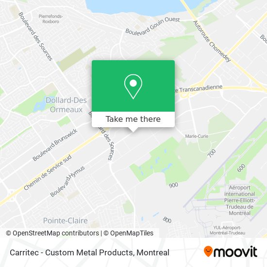 Carritec - Custom Metal Products map
