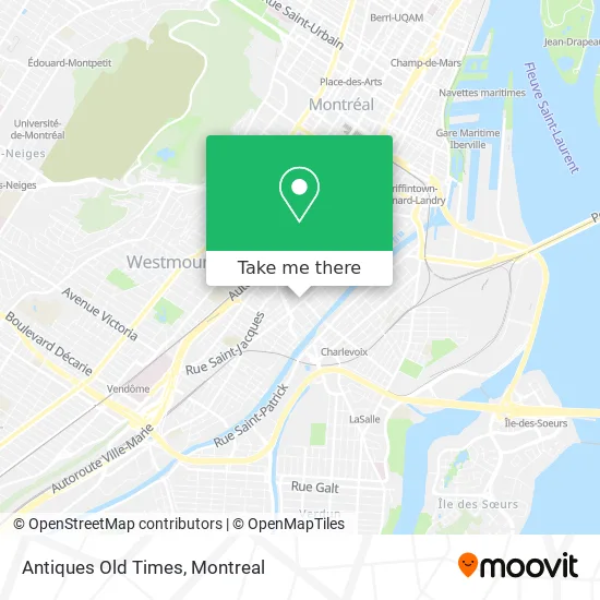 Antiques Old Times map