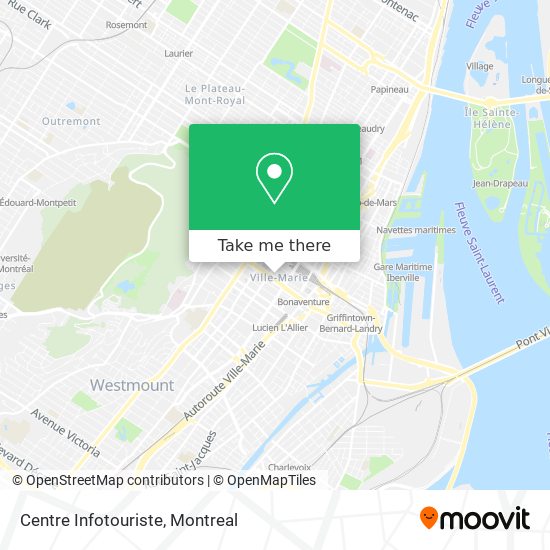 Centre Infotouriste map