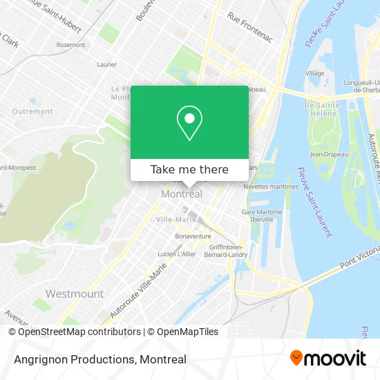 Angrignon Productions map