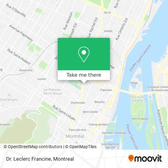 Dr. Leclerc Francine map