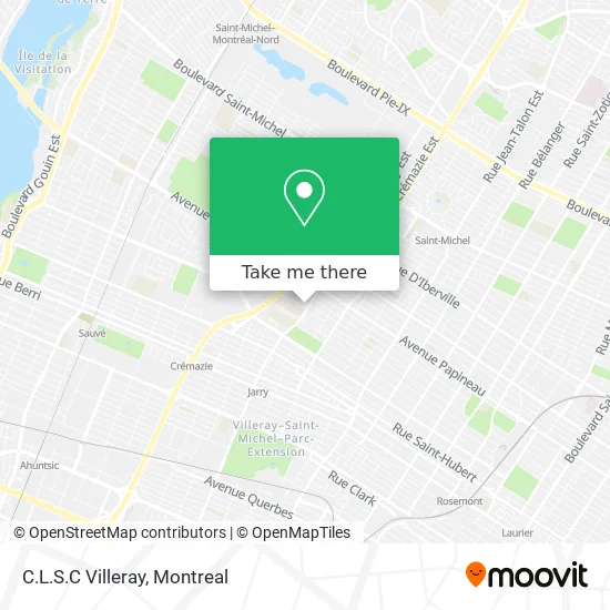 C.L.S.C Villeray map