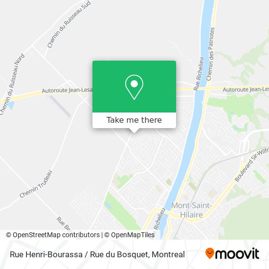 Rue Henri-Bourassa / Rue du Bosquet map