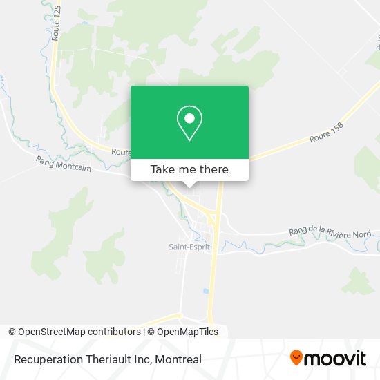 Recuperation Theriault Inc map