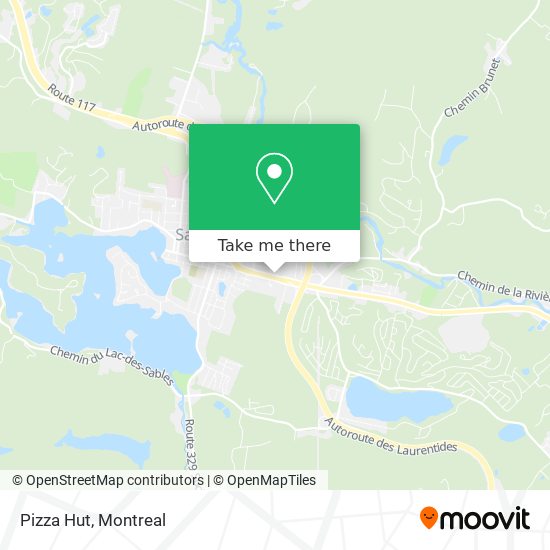 Pizza Hut map