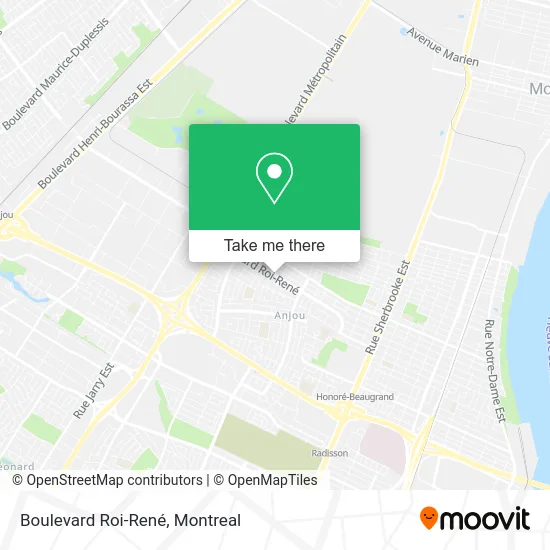 Boulevard Roi-René map